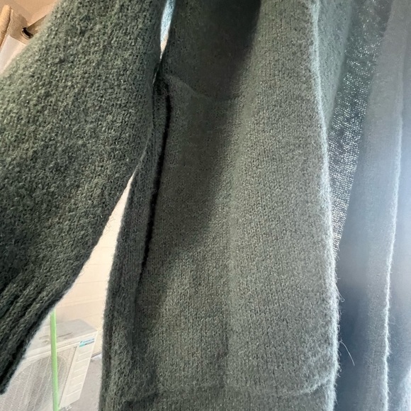 Nwt Asos JDY Firez women long sleeve longline knit cardigan, aqua blue - Picture 8 of 9